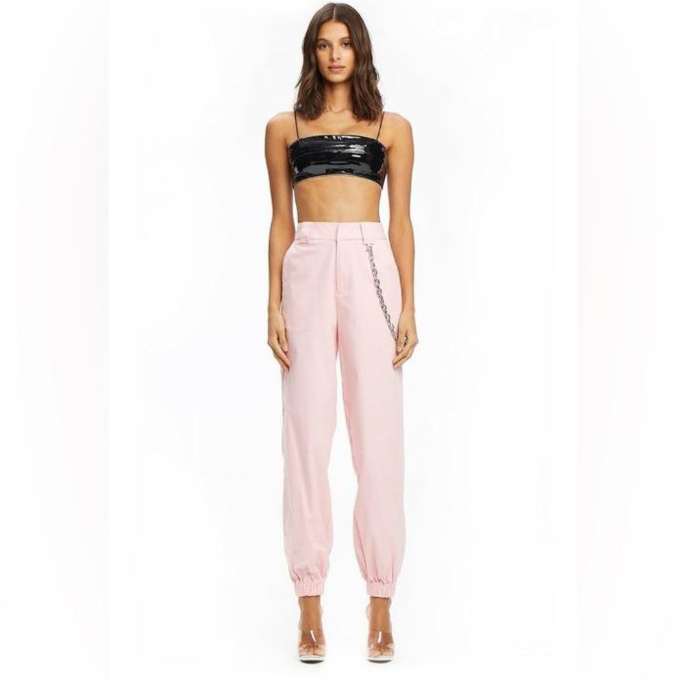 I.AM.GIA Pink Trousers with Elastic Waist